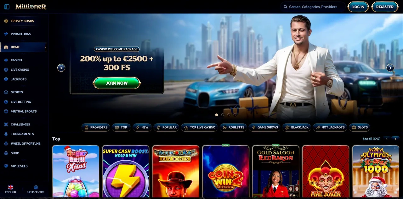 Millioner Casino – Kompletní Recenze 2026 Casino